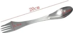 Usables Spork - 3 In 1 - Bestekset - Mes, Vork En Lepel - Milieuvriendelijk - Roestvrijstaal - RVS - Duurzaam - Hiking - Camping - Herbruikbaar -Beste Bestek Winkel 1200x553