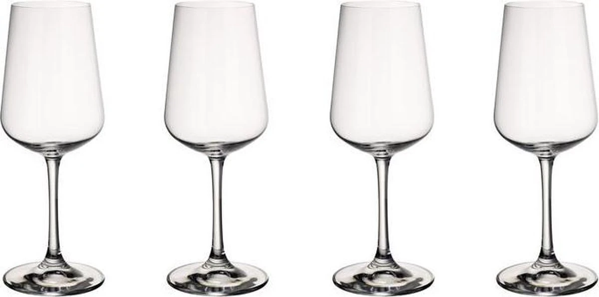 Villeroy & Boch Ovid Witte Wijnglas - 4 Stuks - Glas 5 Villeroy & Boch Ovid Witte Wijnglas - 4 Stuks - Glas - Afbeelding 3