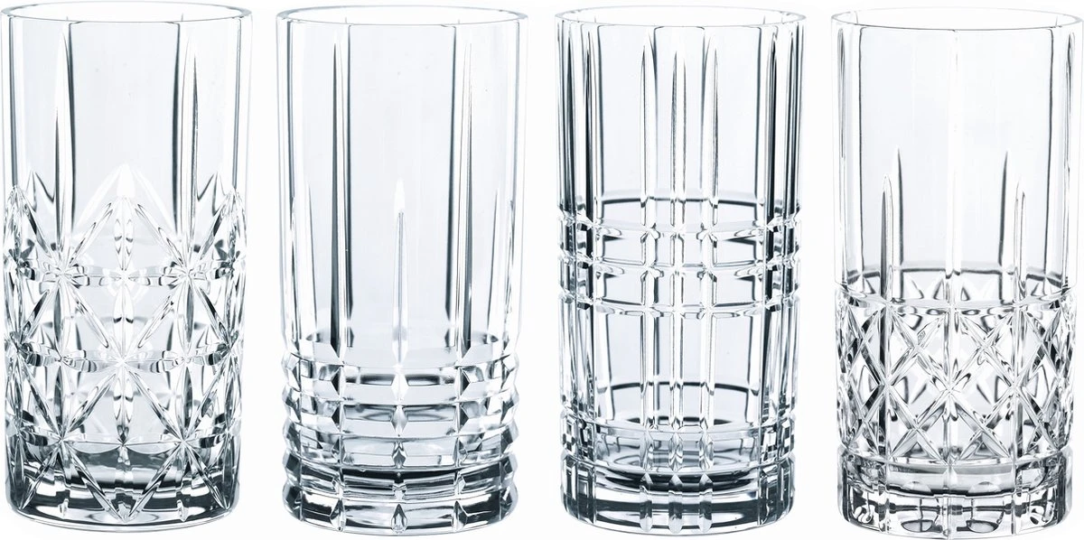 Nachtmann Highland Longdrinkglas 445 Ml, Set à 4 Stuks 3 Nachtmann Highland Longdrinkglas 445 Ml, Set à 4 Stuks