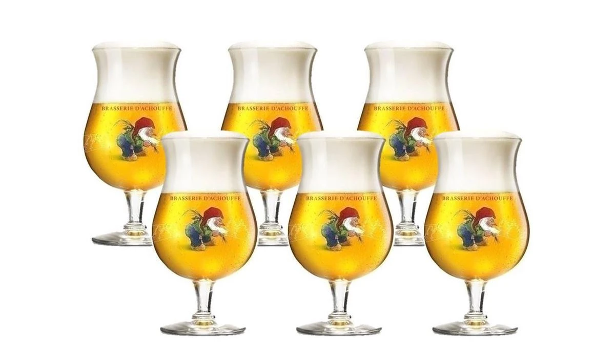 La Chouffe Bierglas - 6 Stuks 5 La Chouffe Bierglas - 6 Stuks - Afbeelding 3