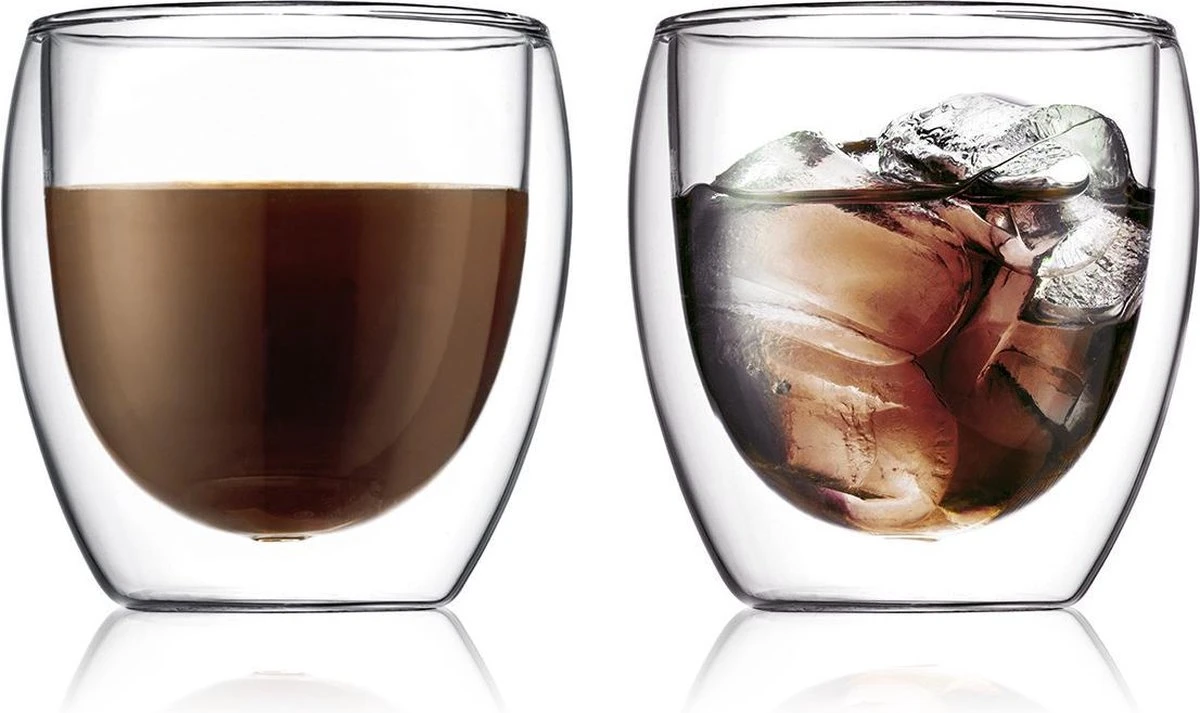 Bodum Pavina Glas - Dubbelwandig - Klein 0.25L - Set Van 2 8 Bodum Pavina Glas - Dubbelwandig - Klein 0.25L - Set Van 2 - Afbeelding 6