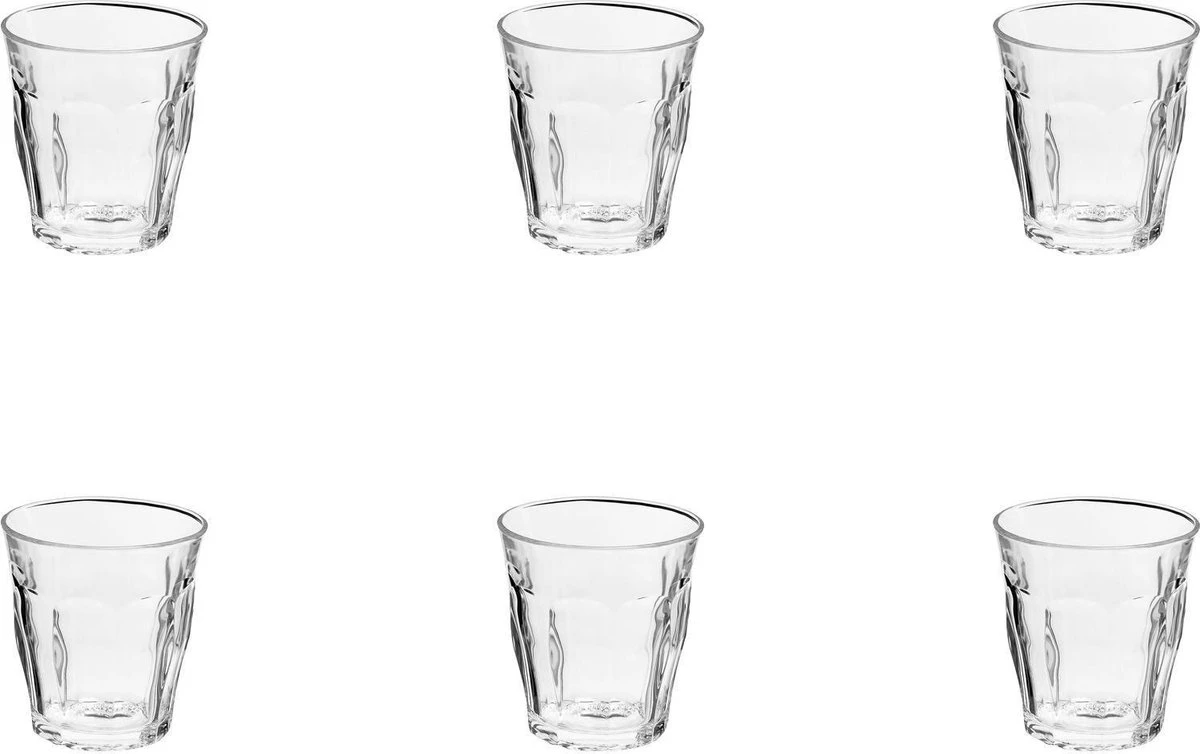 Duralex Picardie Waterglas - 220ml - Gehard Glas - 6 Stuks 22 Duralex Picardie Waterglas - 220ml - Gehard Glas - 6 Stuks - Afbeelding 20