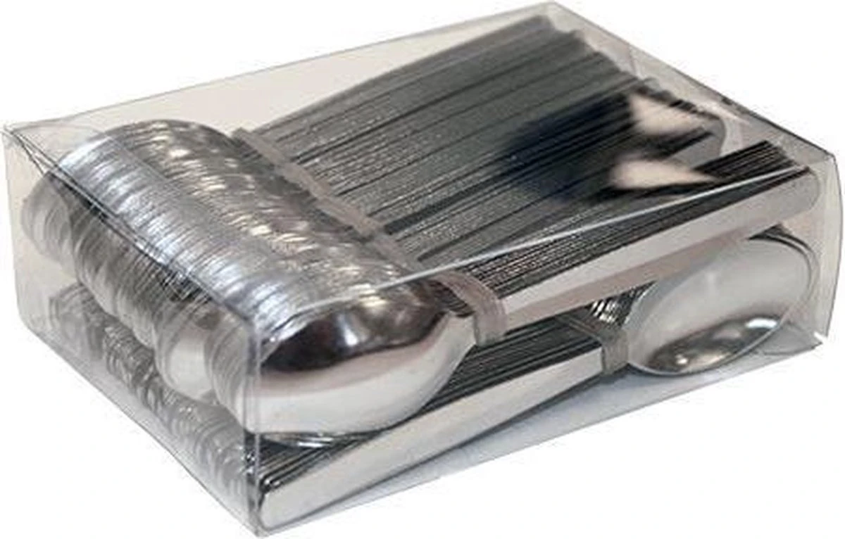 ProSup Koffie-/ Theelepel - 11cm - RVS ( Box 120 Stuks ) 3 ProSup Koffie-/ Theelepel - 11cm - RVS ( Box 120 Stuks )