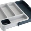 Joseph Joseph Uitschuifbare Bestekbak - Grijs - Sorteervakken & Verstelbaar & Uitschuifbaar -Beste Bestek Winkel 1200x780 1