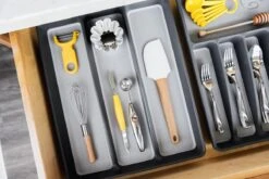 Madesmart Bestekbak - Besteklade 3 Vakken - Antraciet -Beste Bestek Winkel 1200x800 17