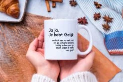 Grappige Mok Met Tekst: Jaja Je Hebt Gelijk | Grappige Cadeaus | Koffiemok | Koffiebeker | Theemok | Theebeker -Beste Bestek Winkel 1200x800 77
