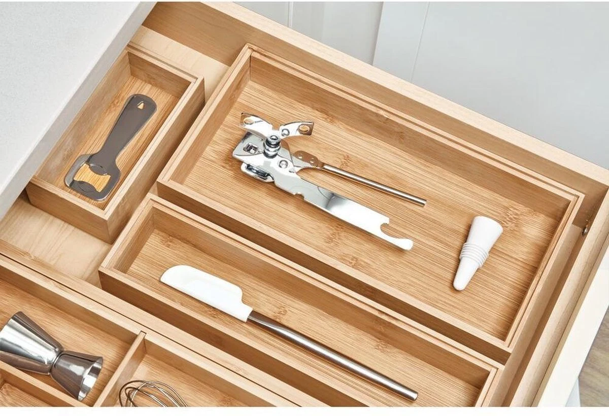 IDesign Bamboe Bakjes Voor Lade Stapelbaar D (15,5 X 30,5 X 5 Cm) - 45 - Stapelbaar & Decoratief 10 IDesign Bamboe Bakjes Voor Lade Stapelbaar D (15,5 X 30,5 X 5 Cm) - 45 - Stapelbaar & Decoratief - Afbeelding 8