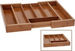 Excellent Houseware Bestekbak Hout Uitschuifbaar -Beste Bestek Winkel 1200x820