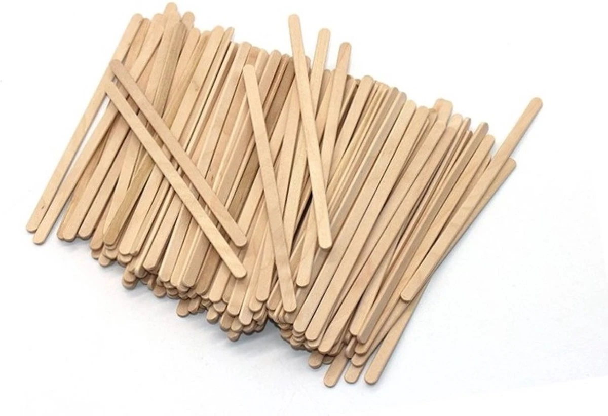 Horeca Verpakkingen Houten Roerstaafjes Met Een Lengte Van 14 Cm | Roerstaafjes | Koffielepels Hout - 5000 Stuks - Greenbasic® 6 Horeca Verpakkingen Houten Roerstaafjes Met Een Lengte Van 14 Cm | Roerstaafjes | Koffielepels Hout - 5000 Stuks - Greenbasic® - Afbeelding 4