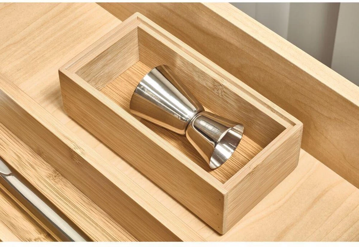 IDesign Bamboe Bakjes Voor Lade Stapelbaar D (15,5 X 30,5 X 5 Cm) - 45 - Stapelbaar & Decoratief 11 IDesign Bamboe Bakjes Voor Lade Stapelbaar D (15,5 X 30,5 X 5 Cm) - 45 - Stapelbaar & Decoratief - Afbeelding 9