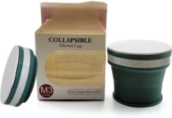 HK-Goodies - Opvouwbare Beker - Koffiebeker To Go- Herbruikbaar - Wasbaar - 170 ML - Beker To Go - Groen -Beste Bestek Winkel 1200x826