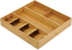Joseph Joseph Bestek Organizer Bamboe 5-vaks - Small 5-vaks - Sorteervakken, Klaar Voor Gebruik, Duurzaam -Beste Bestek Winkel 1200x833
