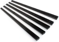 Dymund® Chopsticks - 5 Persoons Eetstokjes Set - Herbruikbaar - RVS - Zwart -Beste Bestek Winkel 1200x843