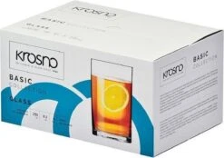 Krosno Drinkglazen - Waterglazen - 250 Ml. - 6 Delig -Beste Bestek Winkel 1200x847