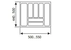 Culinorm Bestekbak - Besteklade - 55 Cm Breed X 50 Cm Diep - Grijs 7 Culinorm Bestekbak - Besteklade - 55 Cm Breed X 50 Cm Diep - Grijs -Beste Bestek Winkel 1200x850 2