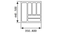 Culinorm Bestekbak - Besteklade - 40 Cm Breed X 50 Cm Diep - Grijs 7 Culinorm Bestekbak - Besteklade - 40 Cm Breed X 50 Cm Diep - Grijs -Beste Bestek Winkel 1200x850 3