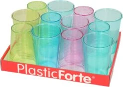 12x Stuks Drinkglazen/limonadeglazen Gekleurd 200 Ml - Sapglazen/waterglazen Onbreekbaar Kunststof Voor Kinderen -Beste Bestek Winkel 1200x852 3