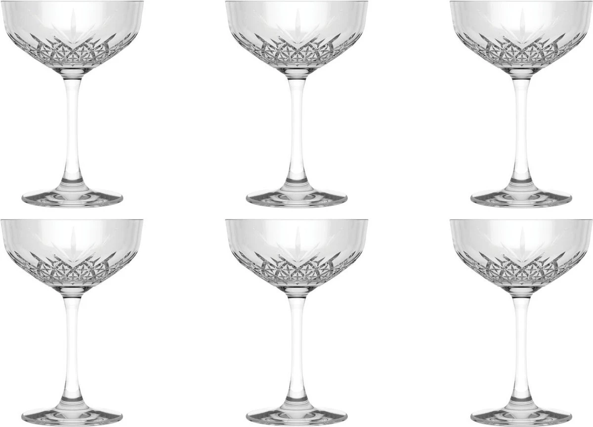 Pasabahce Champagnecoupe Timeless 27 Cl - Transparant 6 Stuk(s) 7 Pasabahce Champagnecoupe Timeless 27 Cl - Transparant 6 Stuk(s) - Afbeelding 5