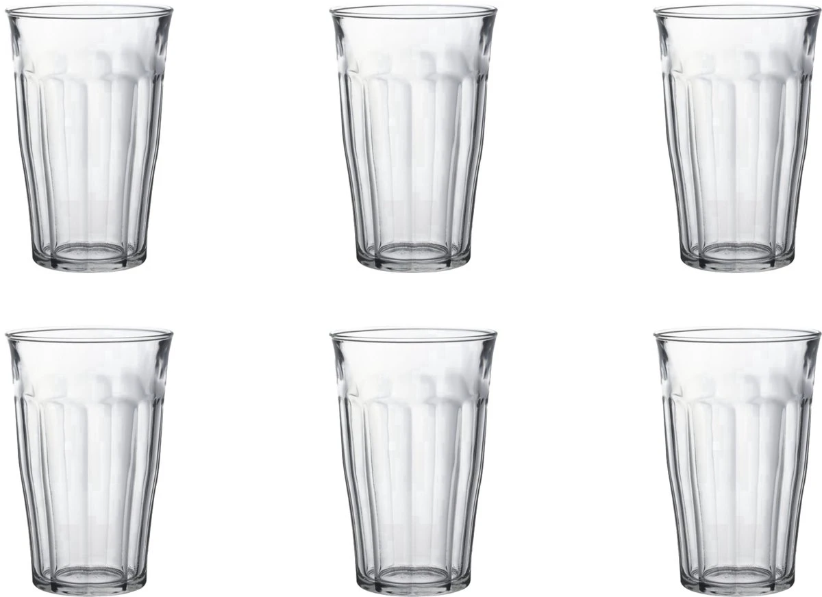 Duralex Picardie Longdrinkglas Groot - 500ml - 14,5cm - 6 Stuks 5 Duralex Picardie Longdrinkglas Groot - 500ml - 14,5cm - 6 Stuks - Afbeelding 3