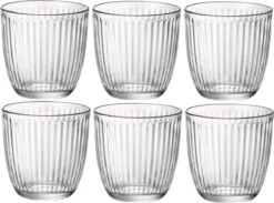 Bormioli Rocco 6x Stuks Waterglazen/sapglazen Transparant 290 Ml - Glazen / Drinkglazen