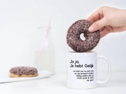 Grappige Mok Met Tekst: Jaja Je Hebt Gelijk | Grappige Cadeaus | Koffiemok | Koffiebeker | Theemok | Theebeker -Beste Bestek Winkel 1200x892 1