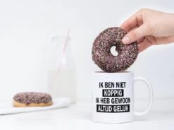 Mok Met Tekst: Ik Ben Niet Koppig. Ik Heb Gewoon Altijd Gelijk | Grappige Mok | Grappige Cadeaus -Beste Bestek Winkel 1200x892 3
