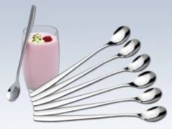 Dessertlepels - Cocktaillepels - IJslepels - Latte Macchiato Lepels - Yoghurtlepels - Set Van 6 Stuks -RVS (18/0) -19 Cm -Beste Bestek Winkel 1200x900 1
