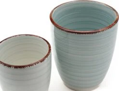 Koffiekopjes - Ocean Blue - Koffiebeker - Unieke Kleuren - Blauw - Set Van 12 Kopjes (ook Los Verkrijgbaar) - 160ML En 340ML - Porselein - Hip En Trendy -Beste Bestek Winkel 1200x911 1