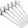 Merkloos Latte Macchiato Lepels – RVS Lange Yoghurt, Dessert Of Koffie Lepeltjes – Set Van 6 Stuks -Beste Bestek Winkel 1200x943