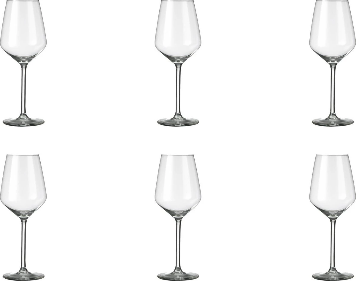 Royal Leerdam Carré Wijnglazen - 380 Ml - 6 Stuks 4 Royal Leerdam Carré Wijnglazen - 380 Ml - 6 Stuks - Afbeelding 2