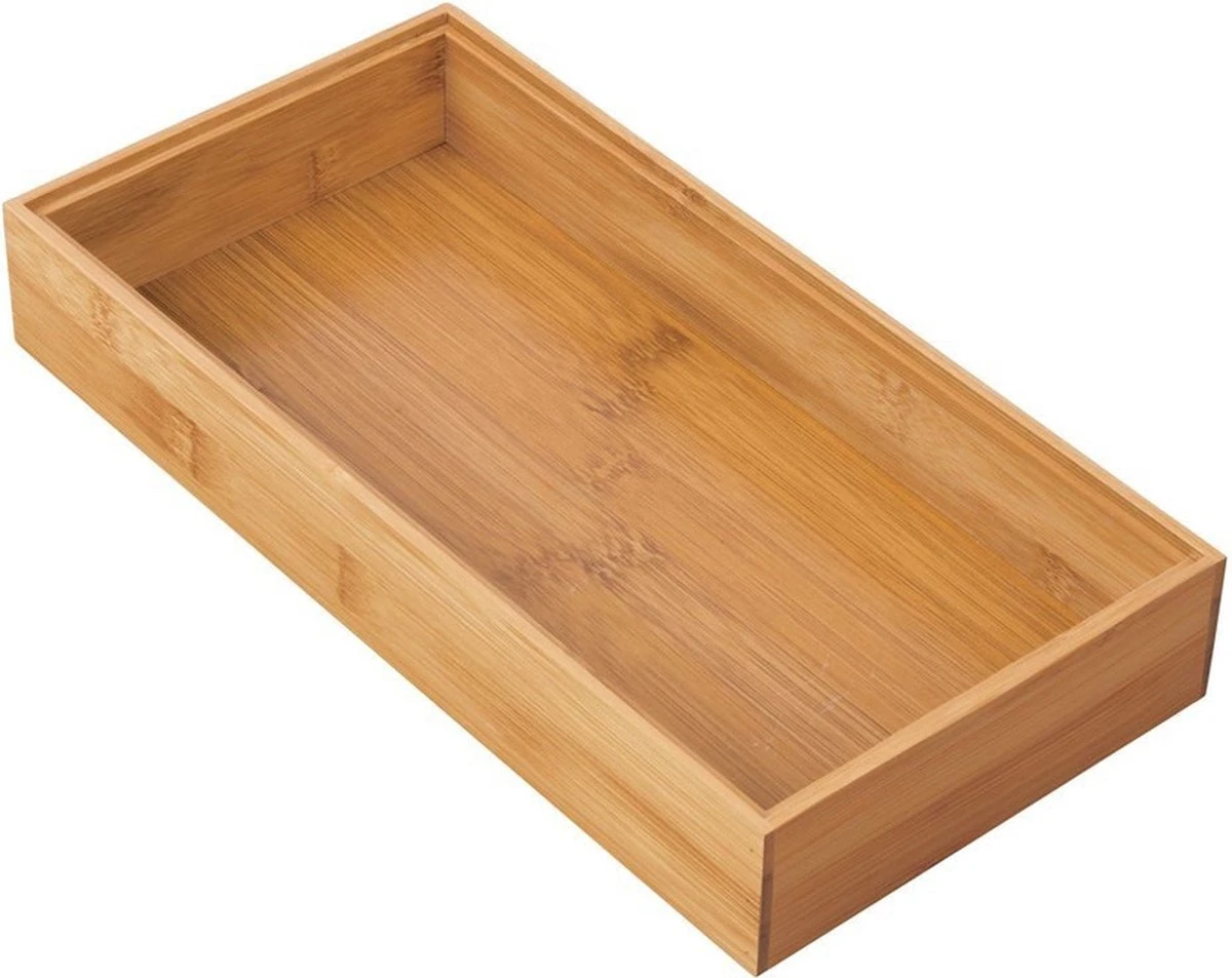 IDesign Bamboe Bakjes Voor Lade Stapelbaar D (15,5 X 30,5 X 5 Cm) - 45 - Stapelbaar & Decoratief 3 IDesign Bamboe Bakjes Voor Lade Stapelbaar D (15,5 X 30,5 X 5 Cm) - 45 - Stapelbaar & Decoratief