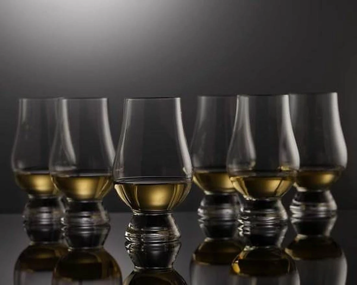 Glencairn Whisky Glazen - 6 Stuks + 6 Pipetten - Kristal - 190ml Combinatiepakket 5 Glencairn Whisky Glazen - 6 Stuks + 6 Pipetten - Kristal - 190ml Combinatiepakket - Afbeelding 3