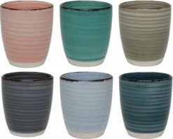 Studio Tavola Bekers Ocean Blue 160 Ml - 6 Stuks 16 Studio Tavola Bekers Ocean Blue 160 Ml - 6 Stuks -Beste Bestek Winkel 1200x968