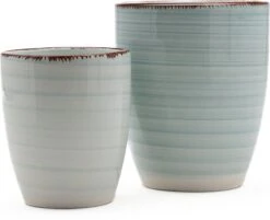 Koffiekopjes - Ocean Blue - Koffiebeker - Unieke Kleuren - Blauw - Set Van 12 Kopjes (ook Los Verkrijgbaar) - 160ML En 340ML - Porselein - Hip En Trendy -Beste Bestek Winkel 1200x975 3