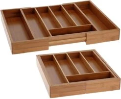 Excellent Houseware Bestekbak Hout Uitschuifbaar -Beste Bestek Winkel 1200x981