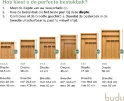 Budu Uitschuifbare Bamboe Bestekbak #47 (47 Cm Diep) - Bestekcassette Hout - Besteklade - 47 X 30,6 - 50 Cm - 6/8 Vakken 12 Budu Uitschuifbare Bamboe Bestekbak #47 (47 Cm Diep) - Bestekcassette Hout - Besteklade - 47 X 30,6 - 50 Cm - 6/8 Vakken -Beste Bestek Winkel 1200x983 2