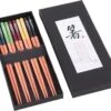 Chopsticks - Hout - 5 Paar - 22,5 Cm - Japanse Stijl - Sushi Giftset 1 Chopsticks - Hout - 5 Paar - 22,5 Cm - Japanse Stijl - Sushi Giftset -Beste Bestek Winkel 1200x992