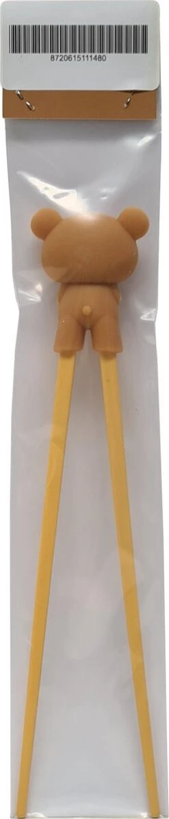 DongDong - Eetstokjes Voor Kinderen - Beer Motief - 22.5 Cm - Bruin -Beste Bestek Winkel 248x1200 1