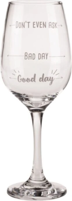 Out Of The Blue Grappig Wijnglas Met Tekst - Wijncadeau Voor Vrouwen - Cadeau Sinterklaas Kerst Verjaardag - Wijnglas Met Wijnhumor En Print: Good Day, Bad Day, Don’t Even Ask 15 Out Of The Blue Grappig Wijnglas Met Tekst - Wijncadeau Voor Vrouwen - Cadeau Sinterklaas Kerst Verjaardag - Wijnglas Met Wijnhumor En Print: Good Day, Bad Day, Don’t Even Ask -Beste Bestek Winkel 433x1200