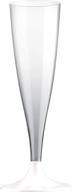 Santex Champagneglazen Kunststof 140 Ml Met Witte Voet - Set 50x Stuks -Beste Bestek Winkel 452x1200 2