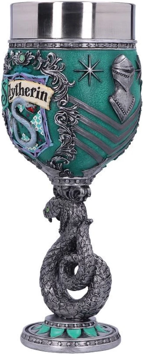 Nemesis Now - Harry Potter - Slytherin - Wijnkelk - Blauw - 19.5cm 8 Nemesis Now - Harry Potter - Slytherin - Wijnkelk - Blauw - 19.5cm - Afbeelding 6