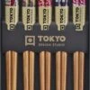 Tokyo Design Studio – Chopstick Set – Eetstokjes - Gekleurd – 5 Paar -Beste Bestek Winkel 504x1200
