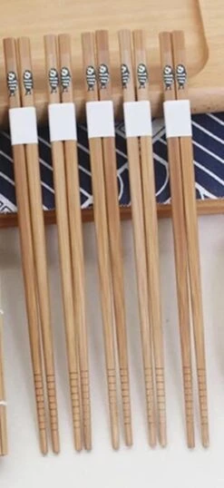 Chopsticks - Bamboe - 5 Paar - Sushi - Giftset 10 Chopsticks - Bamboe - 5 Paar - Sushi - Giftset -Beste Bestek Winkel 551x1200 1