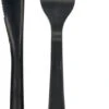 Bondoo Plastic Vorkjes + Messen Bestek 50 Stuk - Plastic Messen En Vorkjes Wegwerp - Stevig En Herbruikbaar - BPA Vrij - Vaatwasbestendig - Zwart -Beste Bestek Winkel 559x1200