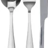 Merkloos 12-Delige Bestekset Tafelbestek RVS - Keukenbenodigdheden - Tafel Dekken - Bestek - Tafelbestek - Messen, Vorken En Lepels -Beste Bestek Winkel 604x1200