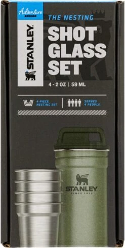 Stanley The Nesting Shot Glass Set - Hammertone Green -Beste Bestek Winkel 608x1200
