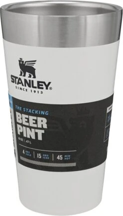 Stanley The Stacking Beer Pint 0,47l - Beker - Hammertone Green -Beste Bestek Winkel 682x1200 1