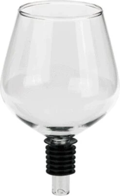 MikaMax Wijnfles Glas XXL - Groot Wijnglas - Past Standaard Kurk Op - 750ml -Beste Bestek Winkel 737x1200