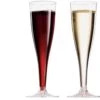 Champagneglazen - 30 Stuk(s) - 135ml - Chique - Plastic - Glazen - Transparant - Kunststof - Kerst Servies -Beste Bestek Winkel 748x1200