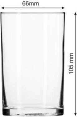 Krosno Drinkglazen - Waterglazen - 250 Ml. - 6 Delig -Beste Bestek Winkel 790x1200 1